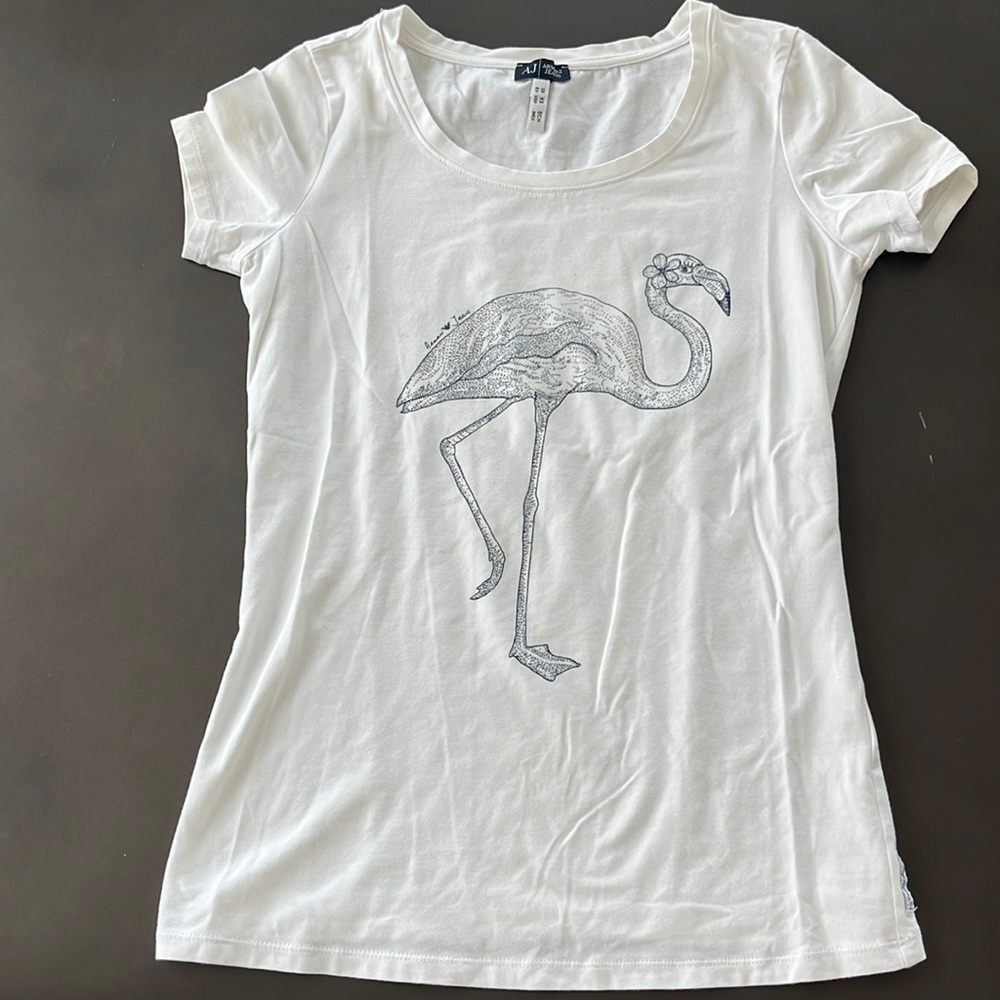 Armani Jeans t shirt with Flamingo